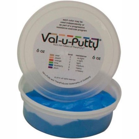 FABRICATION ENTERPRISES Val-u-Putty„¢ Exercise Putty, Blueberry, Firm, 6 Ounce 743178